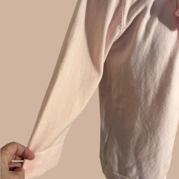 Kikit Pink Knit Satin Tie 3/4 sleeve Cardigan size med - Picture 5 of 13
